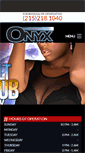 Mobile Screenshot of clubonyxphilly.com