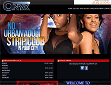 Tablet Screenshot of clubonyxphilly.com
